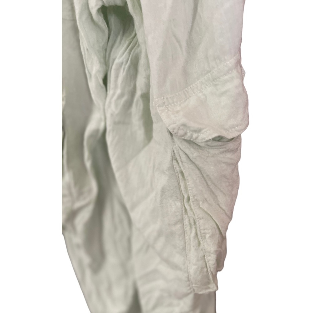 Urban Outfitters BDG Tilly Linen Utility Overalls in Light Green‎ S - Picture 9 of 14